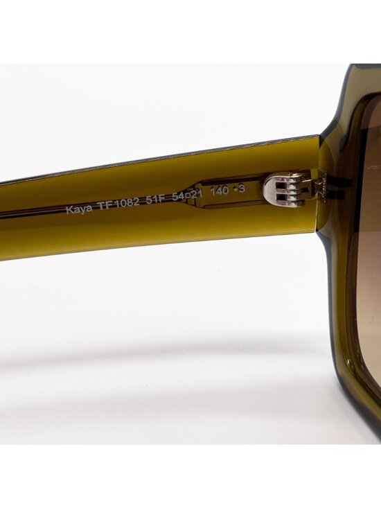 NEW TOM FORD KAYA SUNGLASSES TF1082 51F SQUARE BROWN WOMEN EYEWEAR FT1082/S